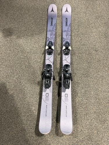 Used Atomic Bent Chetler 130 cm All Mountain Skis With Bindings