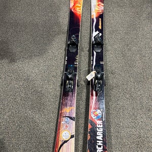 Nordica Supercharge Powder Skis- 169 cm (With Salomon Bindings)