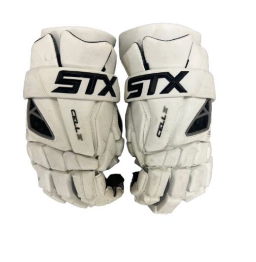 Used STX Large Cell IV Lacrosse Gloves