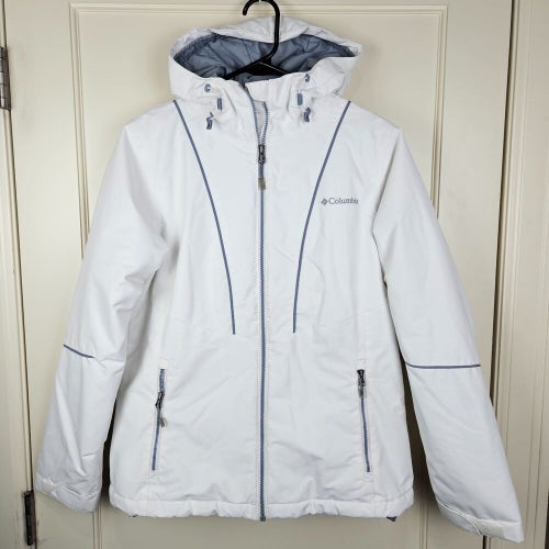 Columbia Women's Thermal Coil Insulated Winter Jacket White Size: M
