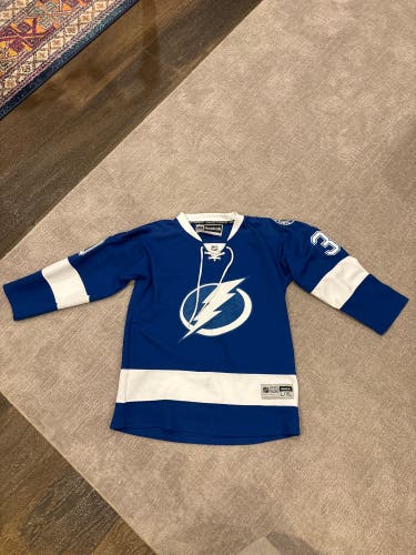 Reebok Tampa bay lightning jersey Ben Bishop L/XL Kids