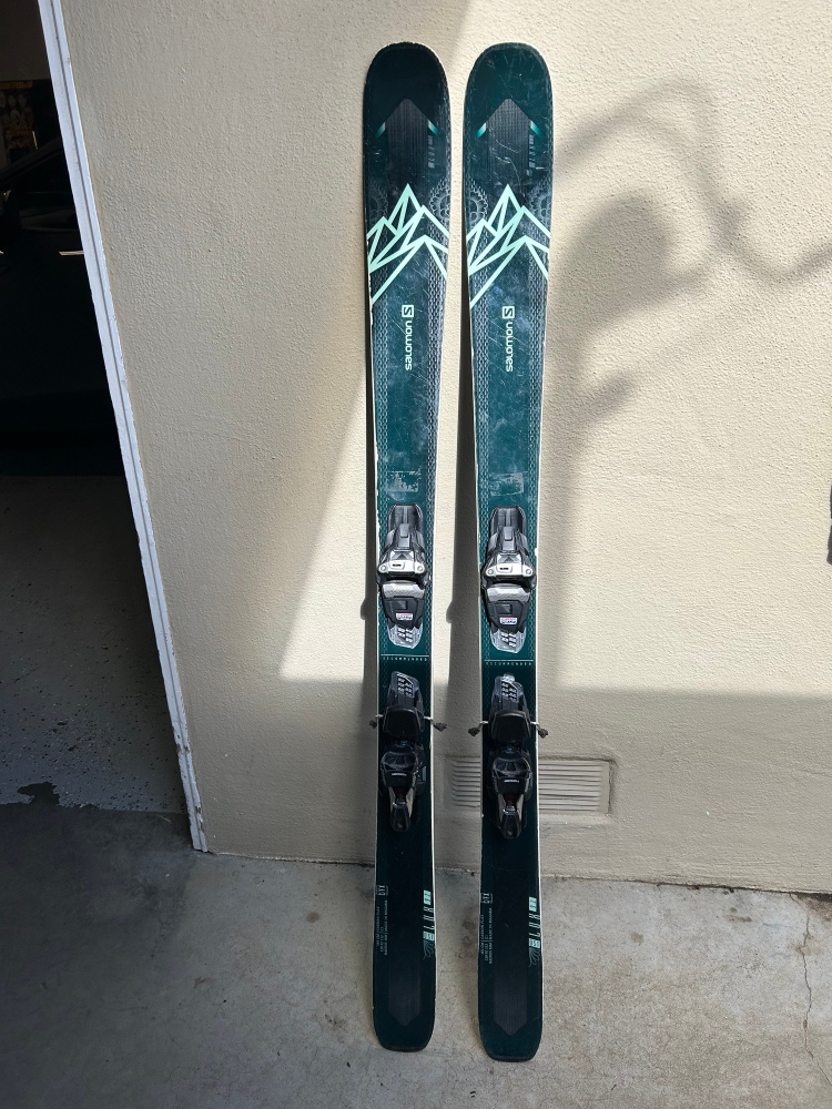 2019 Salomon QST Lux 92 all mountain woman’s Ski 161cm