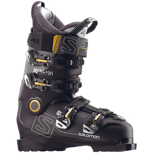 Excellent Condition Salomon X-Pro 120 Men's Ski Boots, Black, 28.5, All Mountain, Stiff flex