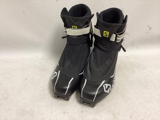Used Salomon Equipe 8 Skate Sns Pilot M 12 Men's Cross Country Ski Boots