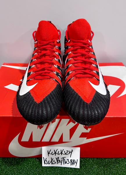 Size 15 Nike Alpha Menace Elite TD Football Cleats Red Black AJ6547-600 NEW Nike Alpha Menace Elite TD P Cleats size 10 Mens Red Black  main image 3