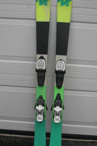 Used Volkl 128 cm All Mountain STEP Youth Skis With Marker 4.5 Bindings