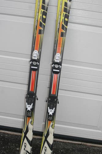 Used Volkl 140 cm Racing Racetiger SL Skis With Look 4.5 Bindings