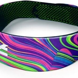 Unequal Halo Unisex 6MM Size S/M Swirl Multicolor Protective Headband NWT