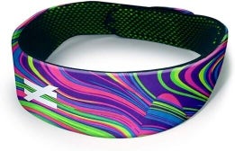 Unequal Halo Unisex 6MM Size S/M Swirl Multicolor Protective Headband NWT