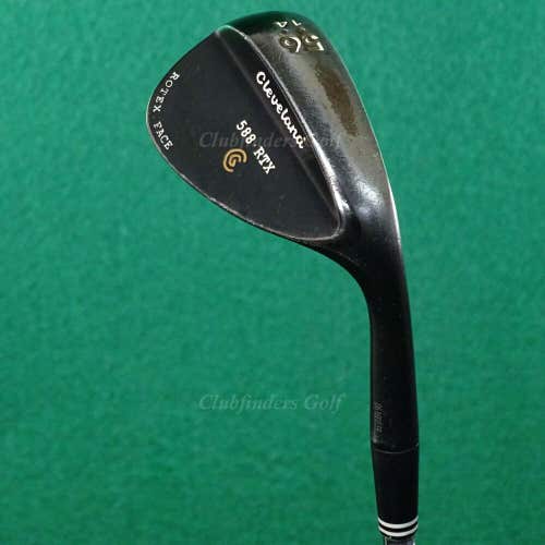 Cleveland 588 RTX Rotex Black Satin 56-14 56° SW Sand Wedge Dynamic Gold Steel
