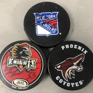 Brandon Prust autographed puck
