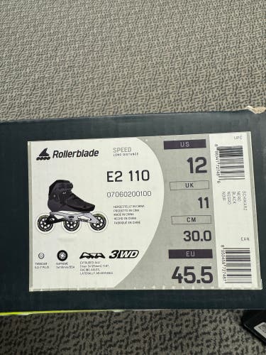 Rollerblade E2 110 Inlines Size 12