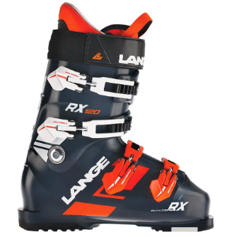 Men's New Lange RX120 Ski Boots Stiff Flex