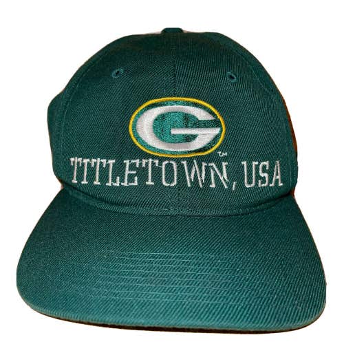 Vintage Green Bay Packers Titletown USA Snapback Hat Cap