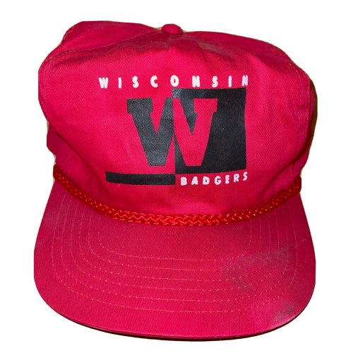 Vintage Wisconsin Badgers Strapback Hat