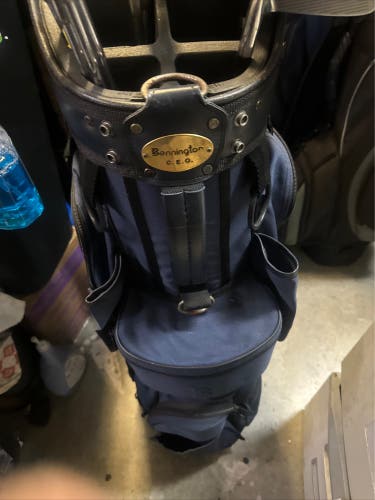 Bennington Golf Cart Bag with shoulder strap and club dividers