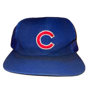 Vintage Chicago Cubs MLB Snapback Trucker Hat Cap