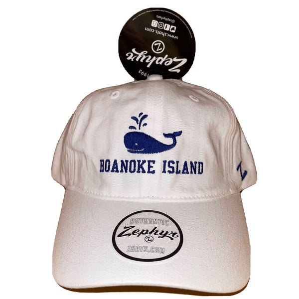 Roanoke Island Whale North Carolina Strapback Hat Zephyr NWT