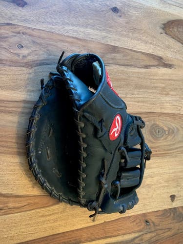 Used Right Hand Throw Rawlings Premium First Base Baseball Glove 12.5"