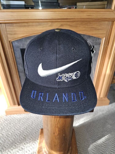 Vintage RARE New Nike Orlando Magic Bootleg NBA Sports Hat Cap Vtg Snapback