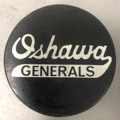 Oshawa Generals puck (vintage OMJHL)