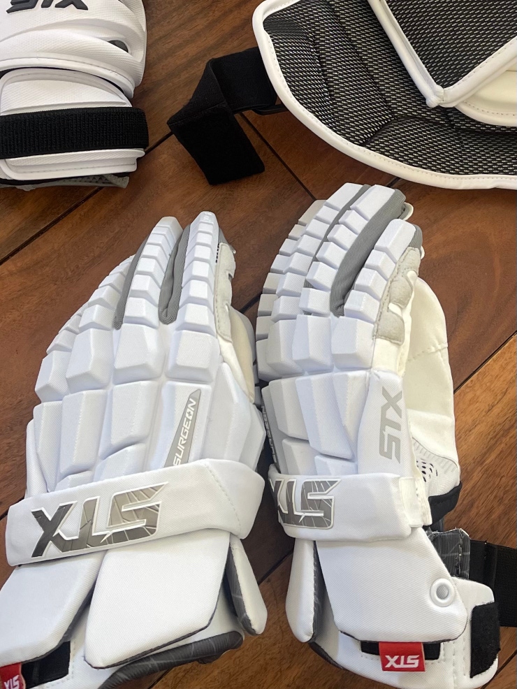 New STX Large Rzr Lacrosse Gloves