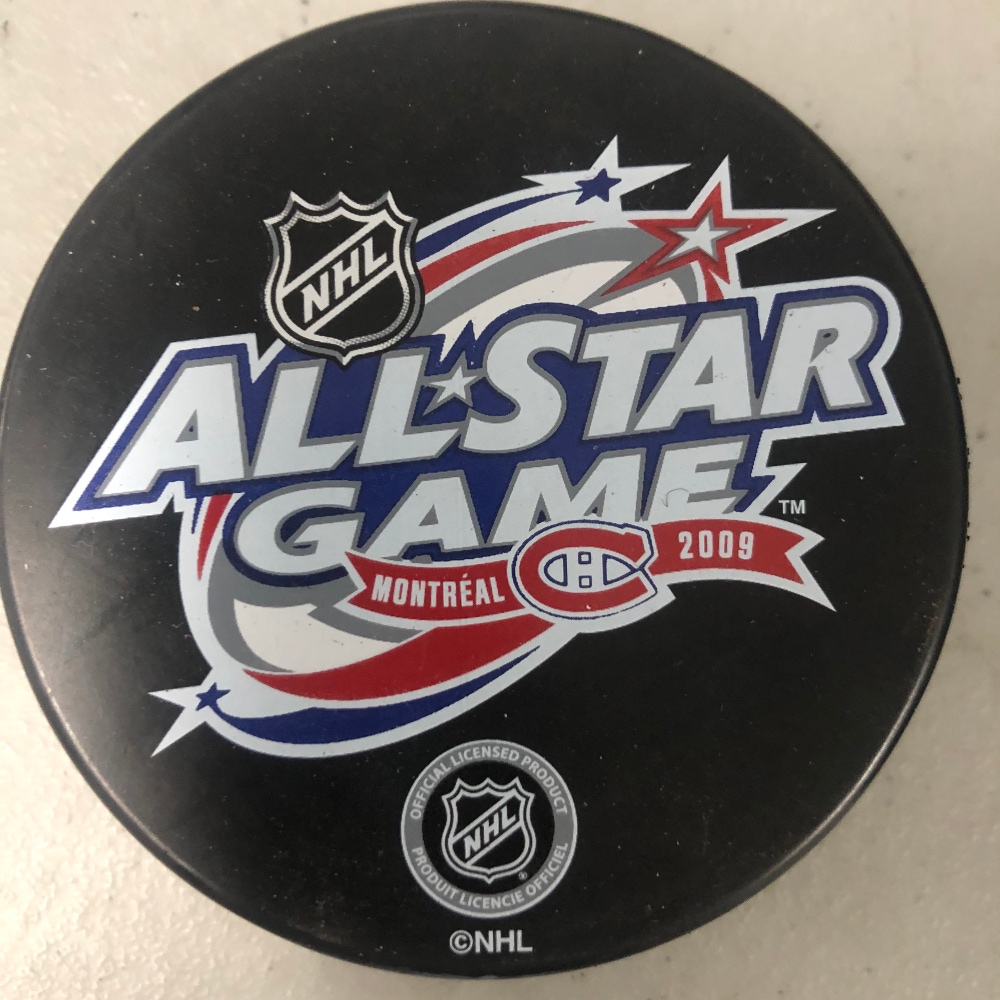Montreal Canadiens All-Star game puck 2009