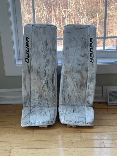 Used Large Bauer Supreme 3S Goalie Leg Pads