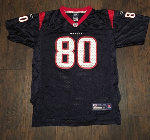 Andre Johnson #80 Houston Texans Reebok NFL Game Jersey Size Youth XL 18-20