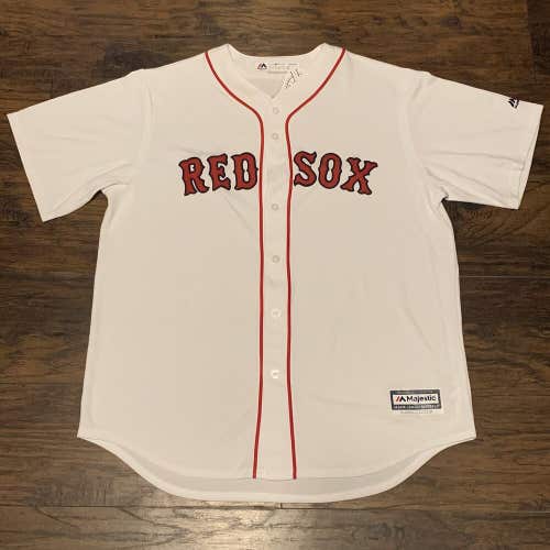 Boston Red Sox MLB Baseball Majestic Athletic Cool Base White Jersey Size XL