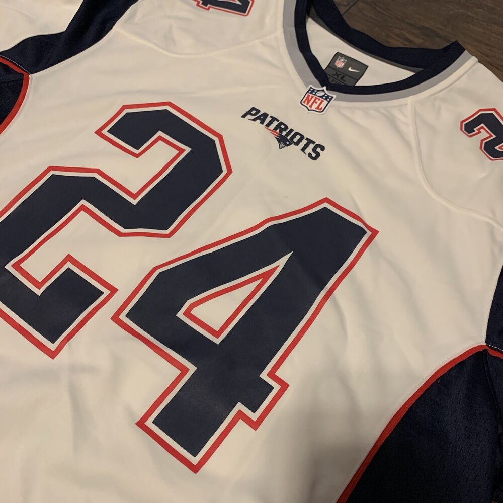 Nike New England Patriots No24 Stephon Gilmore Gray Static Women's Stitched NFL Vapor Untouchable Limited Jersey