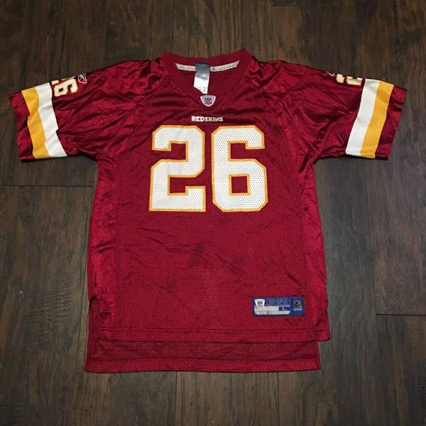 Clinton Portis #26 Washington Redskins Reebok NFL Game Jersey Sz