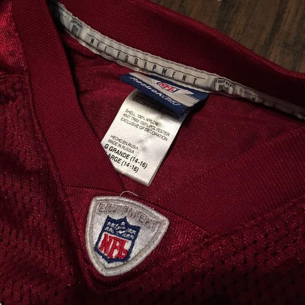 Clinton Portis #26 Washington Redskins Reebok NFL Game Jersey Sz