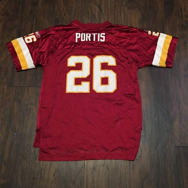 Clinton Portis #26 Washington Redskins Reebok NFL Game Jersey Sz