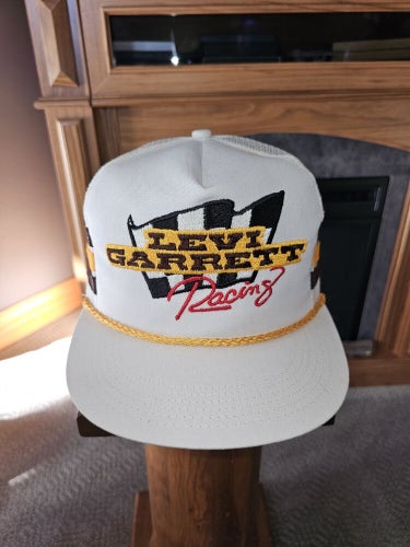 Vintage Levi Garrett Nascar Racing 3 Stripe K Products Hat Cap Vtg Snapback