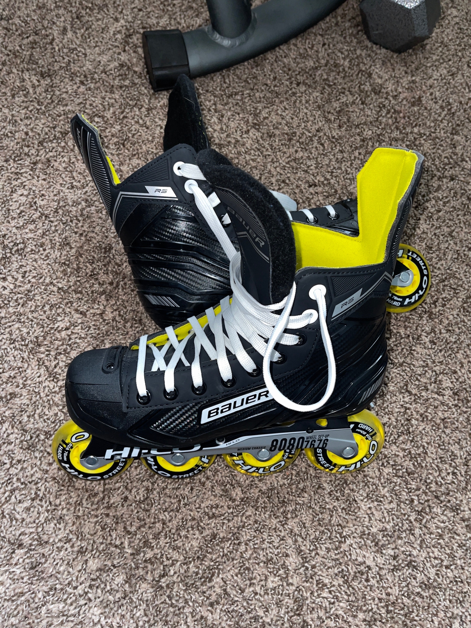 Used Bauer Inline Skates Size 7