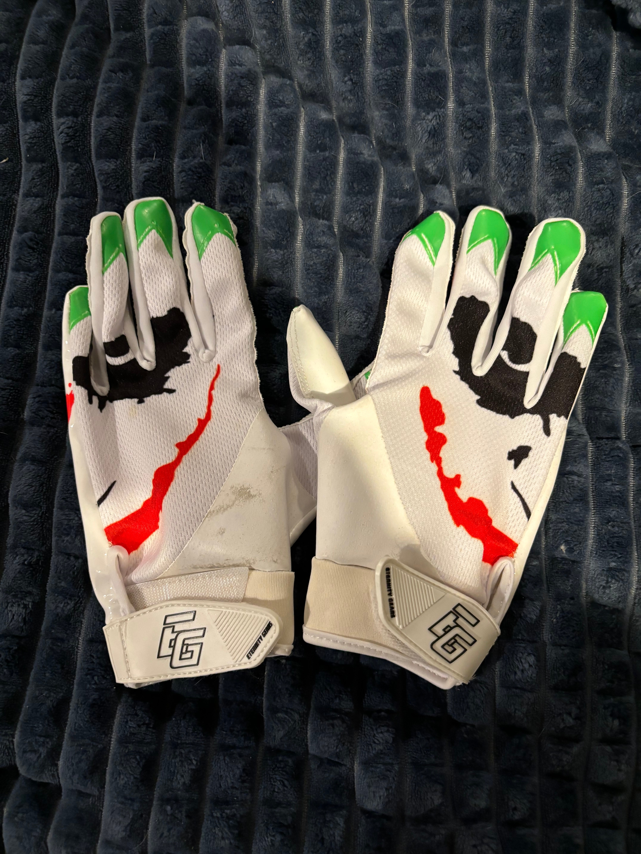 White Youth Joker Large-Xl Gloves