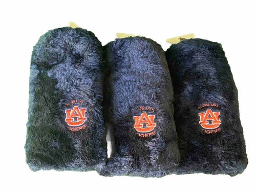 Auburn University Tigers Set of 3 Antigua Fuzzy Golf Headcovers 1,3,5 Tags