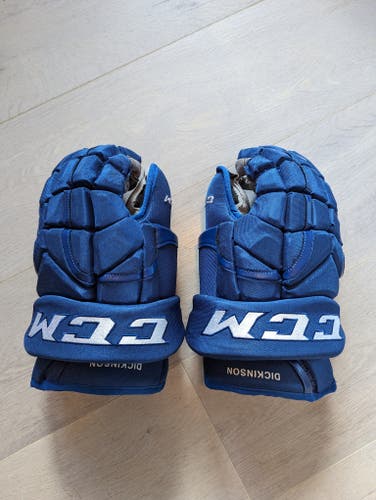 CCM HG12 Gloves 14" Pro Stock - Vancouver Canucks - Jason Dickinson