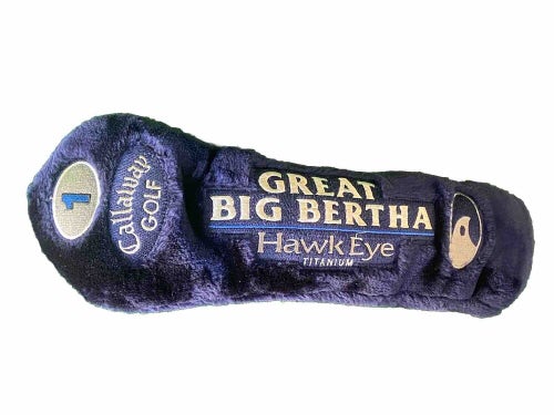 Callaway Golf Great Big Bertha Hawk Eye Titanium Driver 1-Wood Headcover Nice