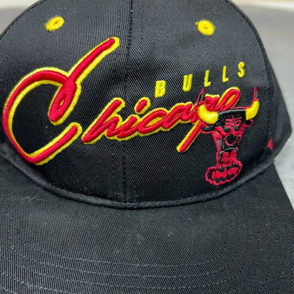 Chicago Bulls Mens Hat Snapback Black Red Hardwood Classics 47 Cap Basketball