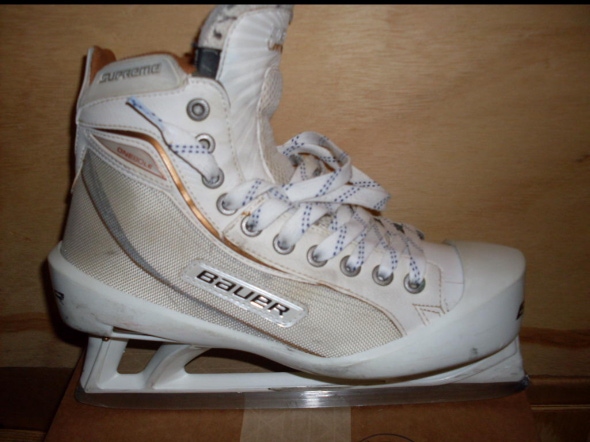 Used Senior Bauer Hockey Goalie Skates Size 7