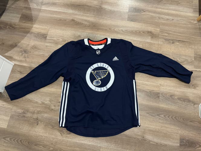 St. Louis blues adidas Mic practice jersey Size 58