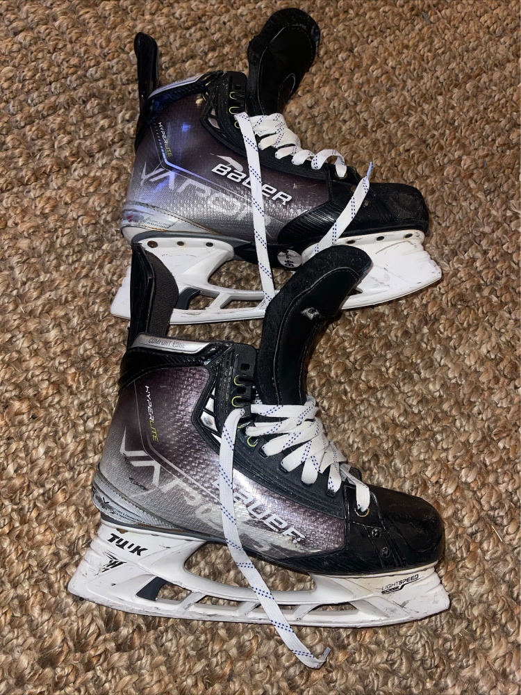 NHL Capitals Johansen Bauer Pro Stock Used Hyperlite Hockey Skates Size 9,8.5 DA