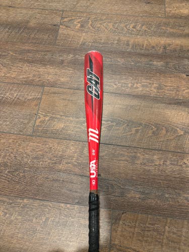 Used  Alloy (-10) 18 oz 28" CAT Bat