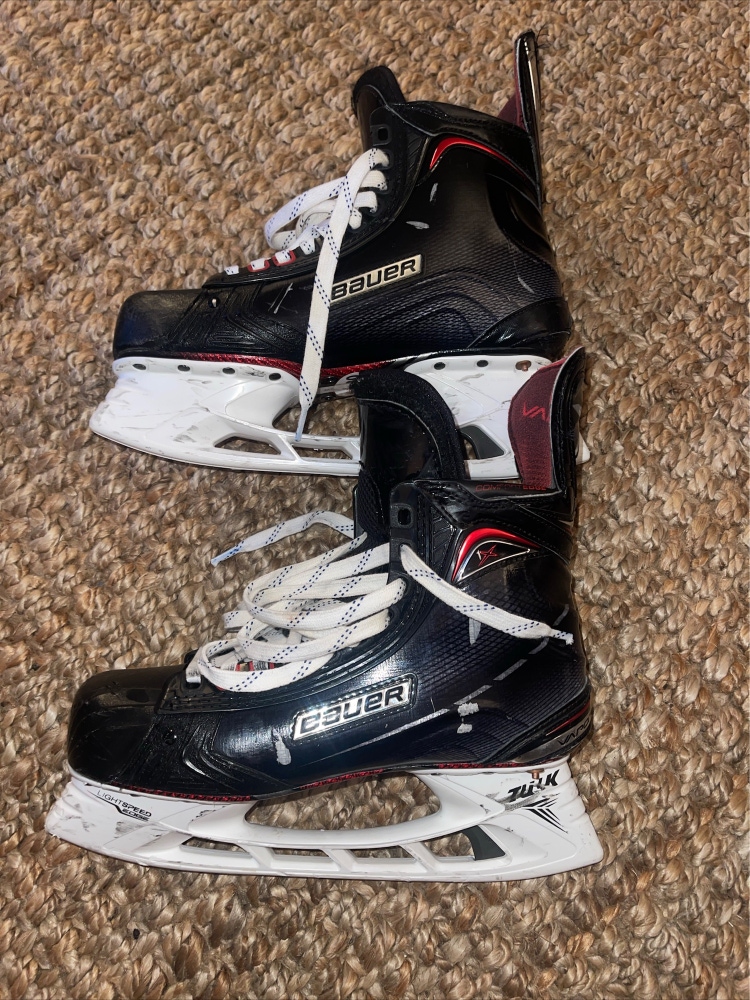 NHL Capitals Bauer Eller Pro Stock Vapor 1X 2.0 Hockey Skates Used Size 7.25 CA