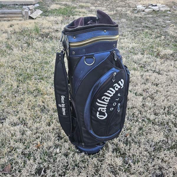 Callaway Big Bertha ゴルフバッグ CALLAWAY BIG BERTHA S2H2 6-WAY VINTAGE GOLF BAG, LEATHER