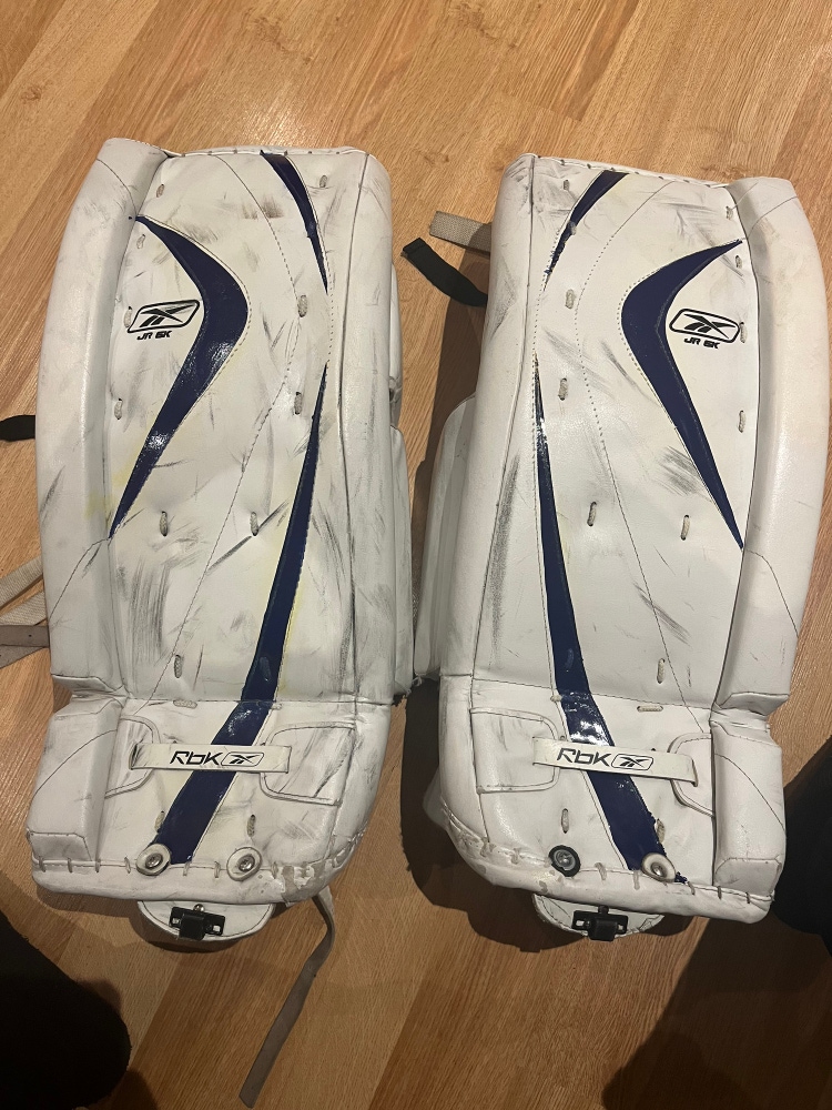 Reebok 6k goalie pads sr clearance