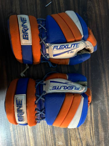 Used  Brine Large L-30 Lacrosse Gloves