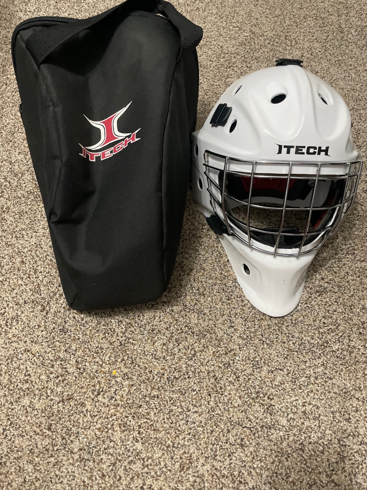 Used Itech NV-7 Pro Fit 3 Goalie Mask